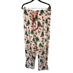 Hello Kitty by Sanrio Fleece Pajama Pants | Christmas Holiday Print | Medium